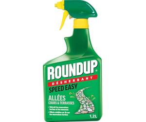 ROUNDUP Speed Easy Désherbant Prêt à l'Emploi 1,2L - Action 2-en-1 Mauvaises Herbes & Mousses - Résultats dès 1h - Cours, Allées & Terrasses