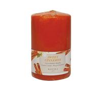 Roura Bougie Pilier parfumée Cannelle, 100 x 60 mm, Cire, Orange, Taille Unique