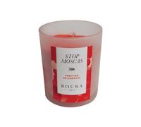 Roura Candle Glass Stop Flies Geranium 30H 1pc