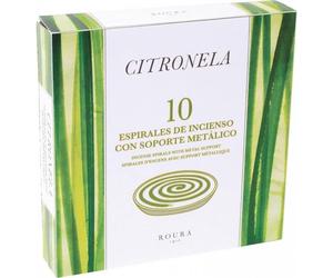 Roura Citronella Spiral Anti Mosquitoes Incense 10 unités