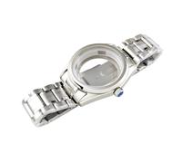 ROUREOX Kit Horloger DIY 39.5mm Boîtier Poli Bracelet Acier INOX Couronne Vissée Mouvement Mécanique NH35 4R35 pour Grand Seiko-A2-Pas de Log 39.5MM