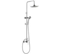 ROUSSEAU Colonne de douche avec robinet mitigeur mécanique Shenti chrome Gris G