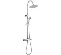 ROUSSEAU Colonne de douche avec robinet mitigeur thermostatique Suhali 2 Gris Douche G