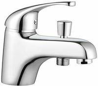 Rousseau Mitigeur de douche Cardiff, économiseur d'eau, chromé, pour douche