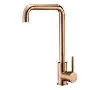 ROUSSEAU Robinet mitigeur de cuisine Kiloo - Sans douchette - Or rose