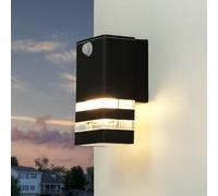 Route Éclairage avec Détecteur de Mouvement Anthracite E27 H:19cm IP54 Applique