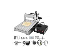 Routeur CNC 3/4 axes 6040/3040/3020, graveur, Port USB, fraiseuse, Machine à graver, sculpture 3D en PVC, bois Pour une utilisation DIY(4 Axis CNC 6040)