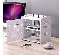 Routeur Wi-Fi et support multimédia - 1 pièce - Blanc