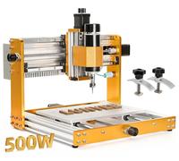 Routeuse CNC 3018Pro Ultra - Fraiseuse et graveuse 3 axes - Spindle 500W - Contrôle GRBL - Pour bois, métal, acrylique, MDF - Kit de machine