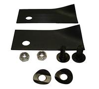 Rover Lot de 2 lames et boulons pour tondeuse à gazon de 45,7 cm et 50,8 cm