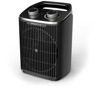 Rowenta Instant Comfort Compact 2000 Radiateur soufflant, 2 niveaux de puissance, dimensions compactes, thermostat, niveau de refroidissement, poignée de transport, noir, SO2350F0