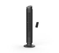 Rowenta Eole Silence Force VU7020F0 Ventilateur tour rafraîchissant puissant, extrêmement silencieux, économie d'énergie, glama noir