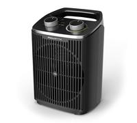 Rowenta Instant Comfort Compact 2000 Radiateur soufflant, 2 niveaux de puissance, dimensions compactes, thermostat, niveau de refroidissement, poignée de transport, noir, SO2350F0