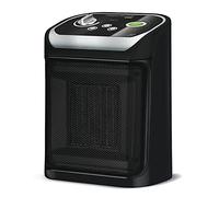 Rowenta Mini Excel Eco Safe Chauffage soufflant céramique, Radiateur électrique, Chauffage d’appoint, Sécurité renforcée, Puissant, Silencieux, Compact SO9266F0, Noir