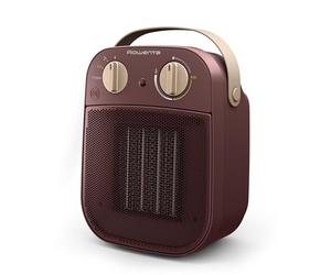 Rowenta My Nomad Heater chauffage soufflant puissant, silencieux SO8231 | Commandes simples et diffusion homogène de la chaleur, Transport facile au quotidien, Couleur: Rouge foncé