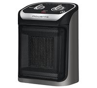 Rowenta SO9260F0 Radiateur Soufflant Céramique Mini Excel Chauffage d’Appoint 2 Réglages Température Chaud Protection Surchauffe Ventilation Froid Ventilateur 1800W Gris et Noir