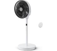 Rowenta Turbo Swift Silence QV5040F0, Ventilateur sur pied, Noir, Blanc, Modèle sur pied, 45 dB, 34 cm, 1 800 m³/h