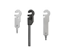 Roxon FLEX FT04 Kit d'accessoires pour outil multifonction personnalisable | (Clé Torx T6, clé Torx T8, pierre à feu)