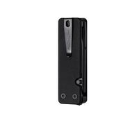 ROXON KS2E NOIR Couteau de poche multifonction avec grande lame de ciseaux | manche en G10 et clip de poche, 13 fonctions en 1, idéal pour le camping, la randonnée, les urgences et un usage quotidien