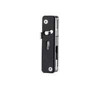 ROXON S504G Couteau de poche multifonction 7 en 1 avec manche en G10 | Mini Flex Companion -lame courte en pied de mouton et ciseaux, ouvre-bouteille et ouvre-boîte, embout de 4 mm, etc