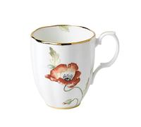 Royal Albert 100 Ans Tasse 1970 Motif Coquelicot Blanc 0,4 l