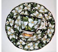 Royal Albert - Lot de 3 tasses à collectionner/Trillium / Original / Bone China/Fleurs Provinciales /