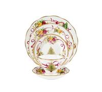 Royal Albert Old Country Roses Service de table 5 pièces pour sapin de Noël