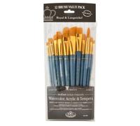 Royal Brush Manufacturing Royal and Langnickel Zip N Close 12-Piece Brush Set in Vinyl Pouch
