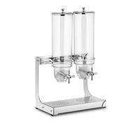 Royal Catering Distributeur De À Céréales Céréale Cereales Cereale Professionnel RCCS-3.5LSS2 (Contenance 2 x 3,5 l, Pour Céréales/Riz/etc., Hauteur Bec Verseur 13 cm, Design Élégant)
