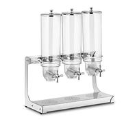 Royal Catering Distributeur De À Céréales Céréale Cereales Cereale Professionnel RCCS-3.5LSS3 (Contenance 3 x 3,5 l, Pour Céréales/Riz/etc., Hauteur Bec Verseur 13 cm, Design Élégant)