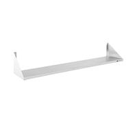 Royal Catering Étagère Murale, Rangement Cuisine, 2 Plateaux, 150 cm | Éléments pour Montage Mural, Design Moderne, INOX, RCTR-150