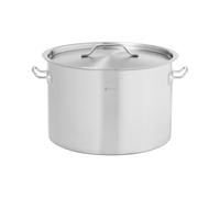 Royal Catering Grande Marmite Casserole Haute En Inox À Induction (Pour les cuisinières à induction, au gaz, électriques, etc., Volume : 23 l, Fond à trois couches (5 mm), Ø 35 cm)