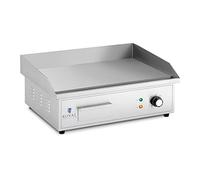 Royal Catering RCPG42-S Plancha électrique professionnelle plancha à poser plaque de cuisson professionnelle plancha électrique pour restaurant 530 x 350 mm 2 3 000 W