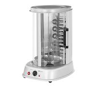 Royal Catering Rôtissoire Verticale Machine À Kébab Poulet Électrique Appareil Mini Machine Grill Rotatif RCGV-1800 (4-en-1, 1 800 W, 160 °C max., Minuterie 60 min, Nombreux Accessoires)