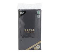 Royal Collection Nappe en Tissu Noir 120 x 180 cm