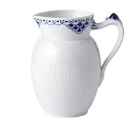 Royal Copenhagen Princess Jug 1028389 Pichet en porcelaine Bleu et blanc 55 imensions : 12,5 x 9,5 x 13,5 cm