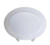 Royal Copenhagen White Fluted Assiette à steak en porcelaine 33 cm