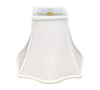 Royal Designs Abat-jour carré fantaisie Traditionnelle 7 x 16 x 12.75 blanc
