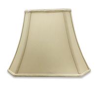 Royal Designs DSO-68-16BG Abat-jour rectangulaire en forme de cloche Beige 16,25 x 20,3 x 28,9 x 20,9 x 30,6 cm