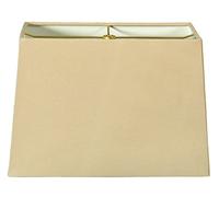 Royal Designs, Inc. HB-613-18LNBG Abat-jour rigide rectangulaire, (20 x 40,5) x (25,5 x 46) x 30,5 cm, lin beige