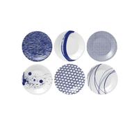 Royal Doulton Assiette Pacific. bleu 6 pièces 16 cm