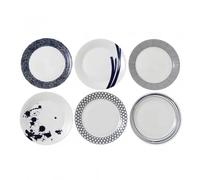 Royal Doulton Assiette Pacific. bleu 6 pièces 28 cm
