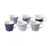 Royal Doulton Tasses Pacific. bleu 6 pièces petit