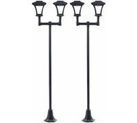 Royal Gardineer 2 doubles lampadaires de jardin solaires à LED 0,18 W / 12 lm SWL-25
