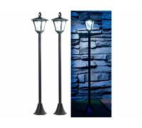 Royal Gardineer 2 lampadaires de jardin solaires à LED avec détecteurs