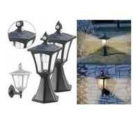 Royal Gardineer 2 lanternes et appliques LED solaires 300 lm avec capteurs PIR SWL-115