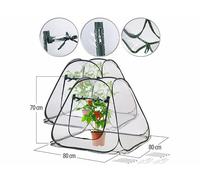 Royal Gardineer 2 serres pop-up compactes transparentes