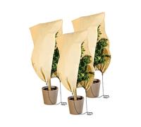 Royal Gardineer 3 housses d'hivernage L - 100 x 80 cm, 80 g/m²