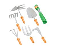 Royal Gardineer Manche à outils avec 6 ustensiles de jardinage