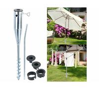 Royal Gardineer Pied de parasol universel en métal à visser